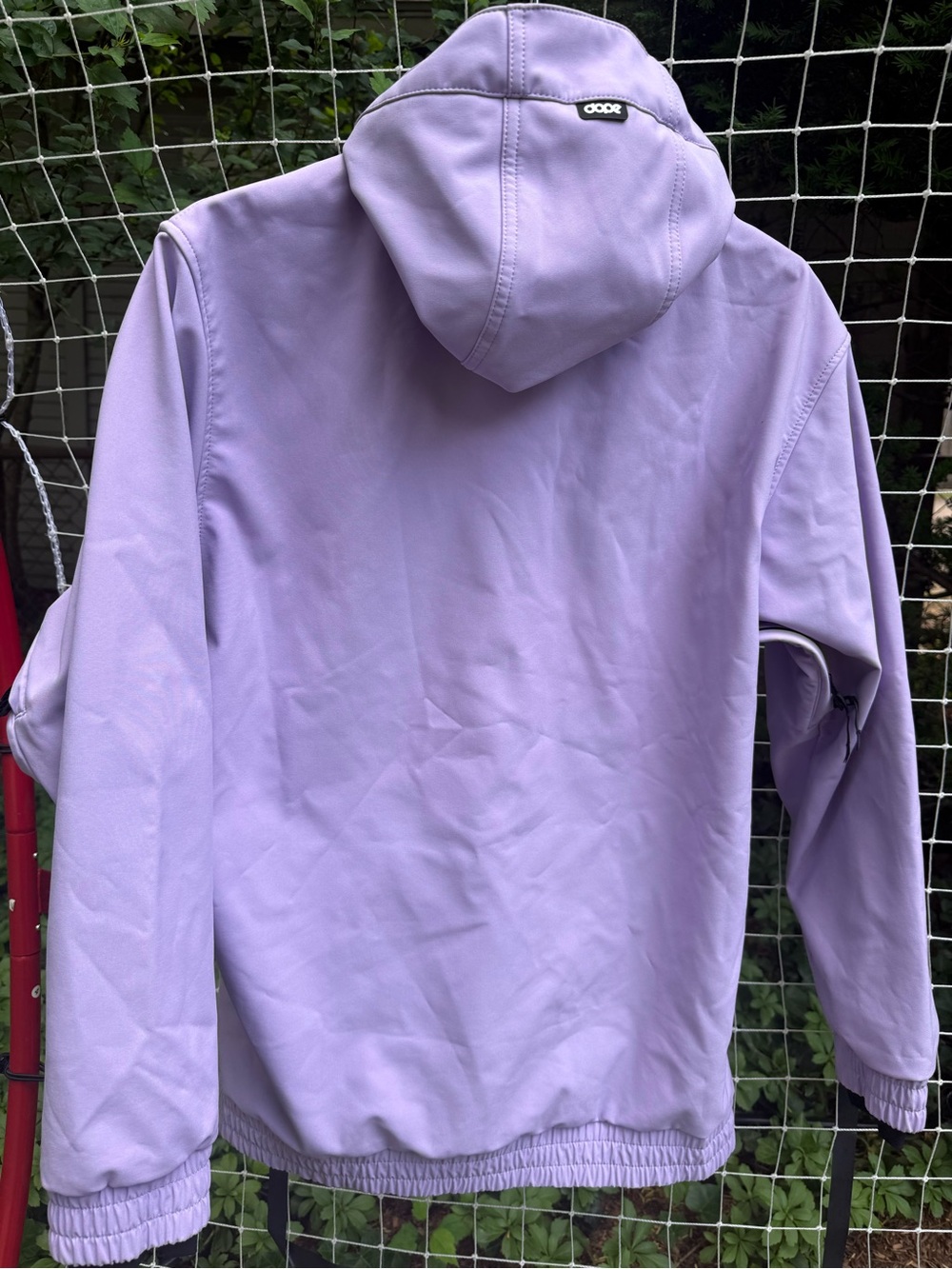 DOPE Lavender Pullover Anorak with Black Accents - Picture 6 of 7